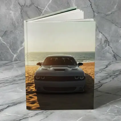 Dodge Challenger Gray Car Beach Ocean