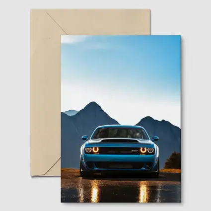 Dodge Challenger SRT Blue Mountain Road