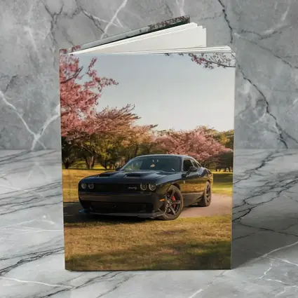 Dodge Challenger SRT Black Cherry Blossom Park