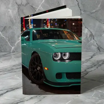 Dodge Challenger Teal Green Night City