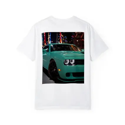 Dodge Challenger Teal Green Night City