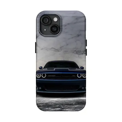 Dodge Challenger Deep Blue Marble Background