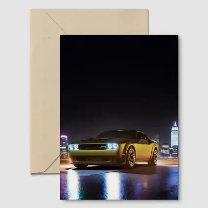 Dodge Challenger SRT Night City Skyline