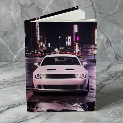 Dodge Challenger Front View City Night