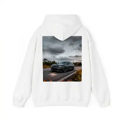 Dodge Charger Dark Road Cloudy Sky