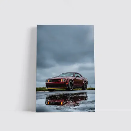 Dodge Challenger Hellcat Wet Road Storm