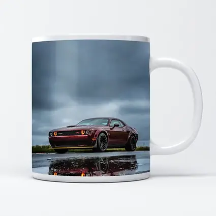 Dodge Challenger Hellcat Wet Road Storm