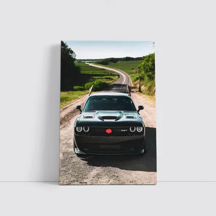 Dodge Challenger SRT on Rural Country Road