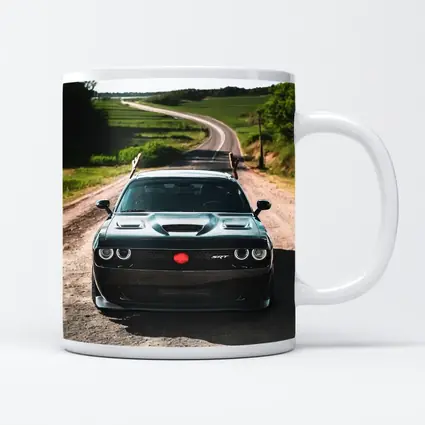 Dodge Challenger SRT on Rural Country Road