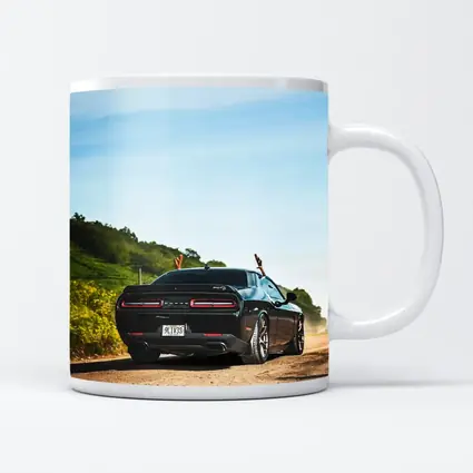 Dodge Challenger SRT On Dusty Country Road