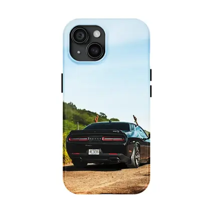 Dodge Challenger SRT On Dusty Country Road