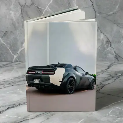 Dodge Challenger Camo Wrap Urban Setting