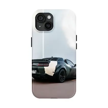 Dodge Challenger Camo Wrap Urban Setting