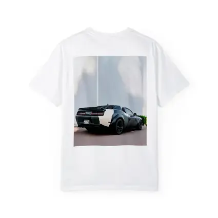 Dodge Challenger Camo Wrap Urban Setting