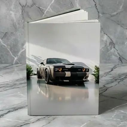 Dodge Challenger SRT Parked Clean White Studio