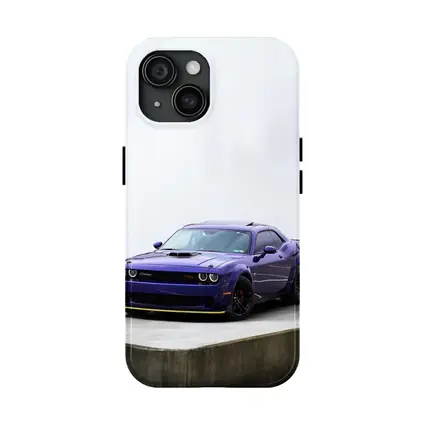Dodge Challenger Purple Muscle Car Studio