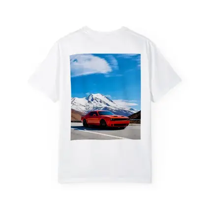 Dodge Challenger Red Mountain Road Drive