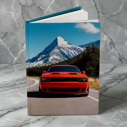 Dodge Challenger Red Mountain Road Drive