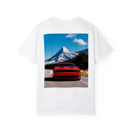 Dodge Challenger Red Mountain Road Drive