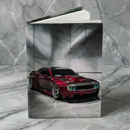 Dodge Challenger Red Custom Car Marble Studio