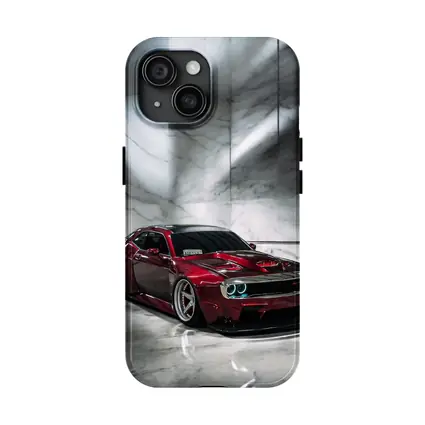 Dodge Challenger Red Custom Car Marble Studio