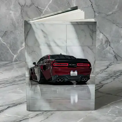 Dodge Charger Red Black Marble Background