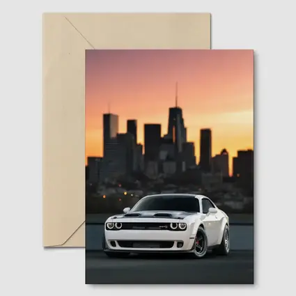 Dodge Challenger SRT City Sunset White
