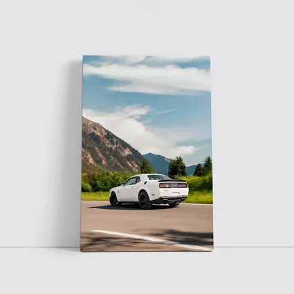 Dodge Challenger White Mountain Road Drive