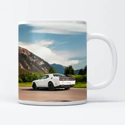 Dodge Challenger White Mountain Road Drive