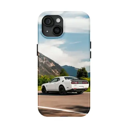 Dodge Challenger White Mountain Road Drive