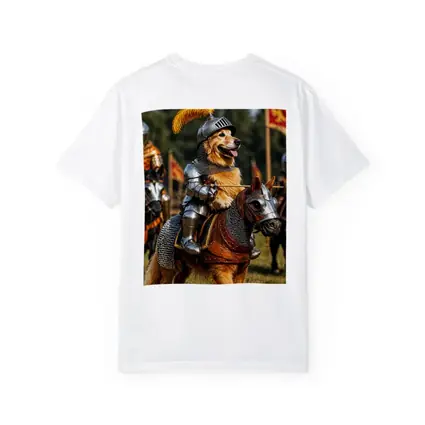 Golden Retriever Knight Medieval Tournament Adventure