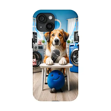 Golden Retriever Host Laundry Room Comedy Show