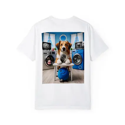 Golden Retriever Host Laundry Room Comedy Show