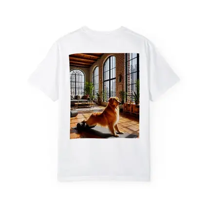 Golden Retriever Yoga Studio Loft Interior
