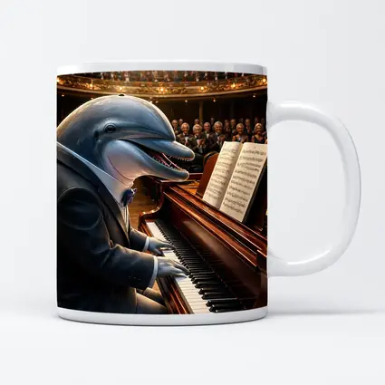 Dolphin Pianist Performing Grand Concert Hall