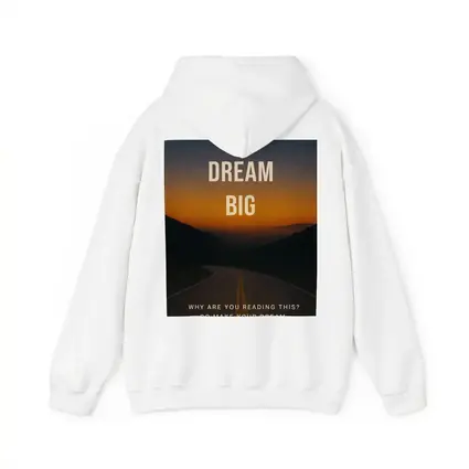 Dream Big Motivational Quote Sunset Road