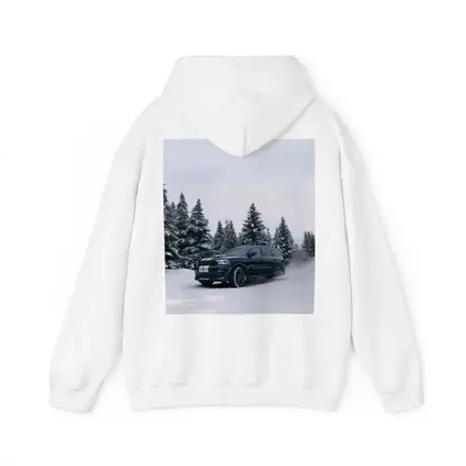 Dodge Durango Black SUV Snowy Forest