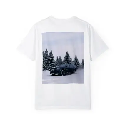 Dodge Durango Black SUV Snowy Forest