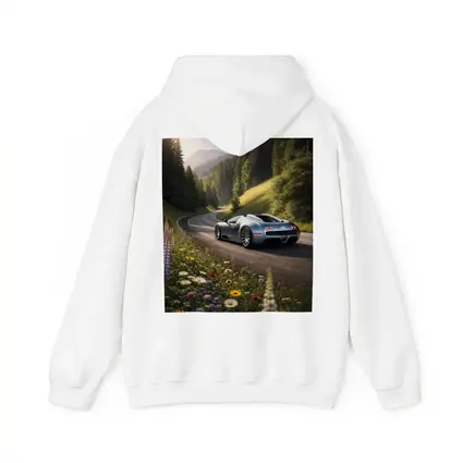 Bugatti Veyron on Winding Mountain Road