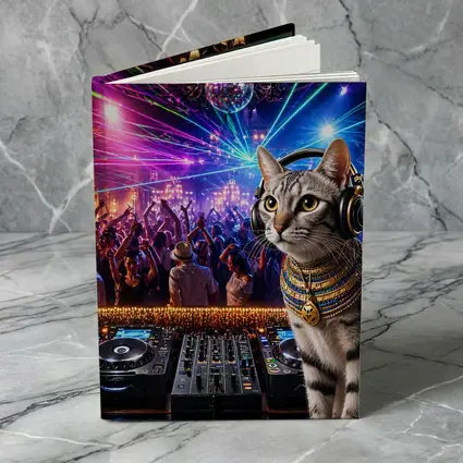 Egyptian Mau DJ Cat Nightclub Party