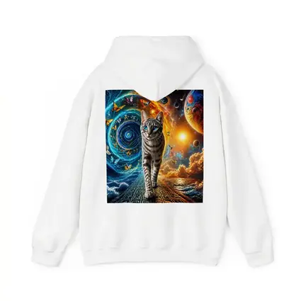Egyptian Mau Cat Cosmic Space Fantasy Art