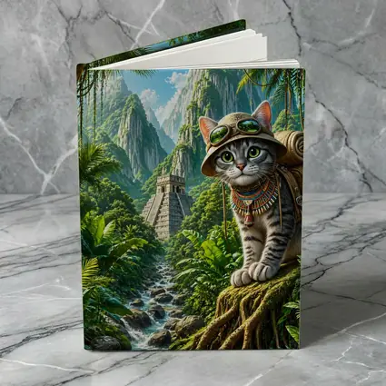 Explorer Cat Jungle Ancient Temple Adventure