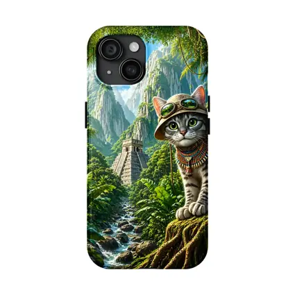 Explorer Cat Jungle Ancient Temple Adventure