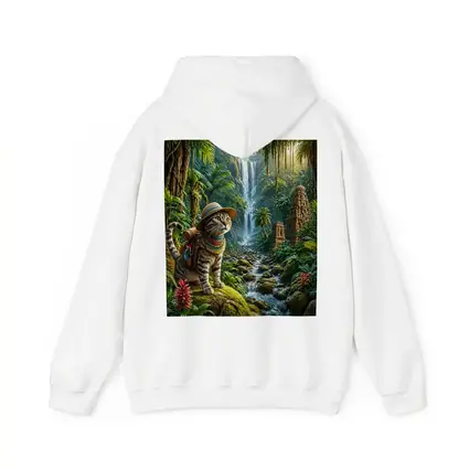 Egyptian Mau Explorer Cat Jungle Waterfall