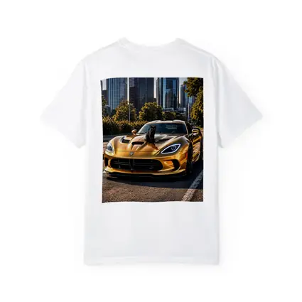 Gold Dodge Viper Black Cat City