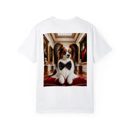 Papillon Dog Wearing Bow Tie Museum Gallery