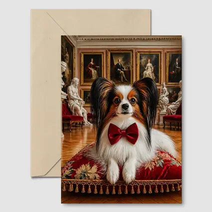 Papillon Dog Portrait Grand Museum Gallery