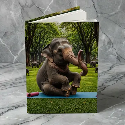 Elephant Doing Yoga in Green Park