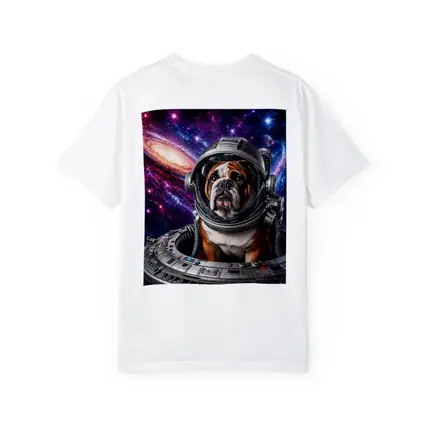 English Bulldog Astronaut Deep Space Galaxy