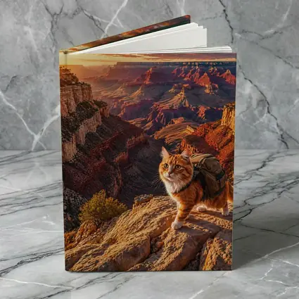 Adventure Cat Hiking Grand Canyon Sunset